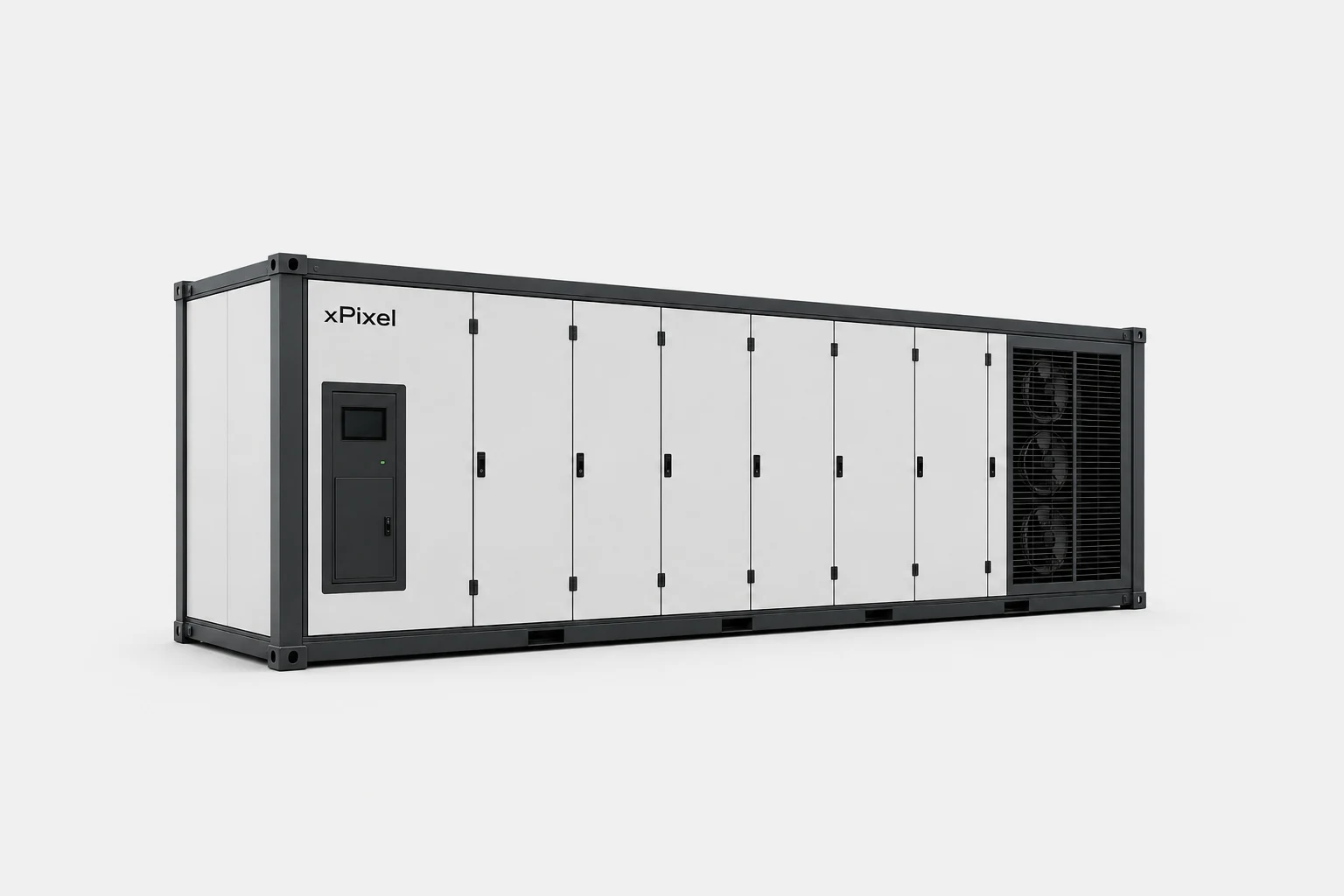 Concepto de ComputeCell M40 de 40 pies con infraestructura de IA integrada