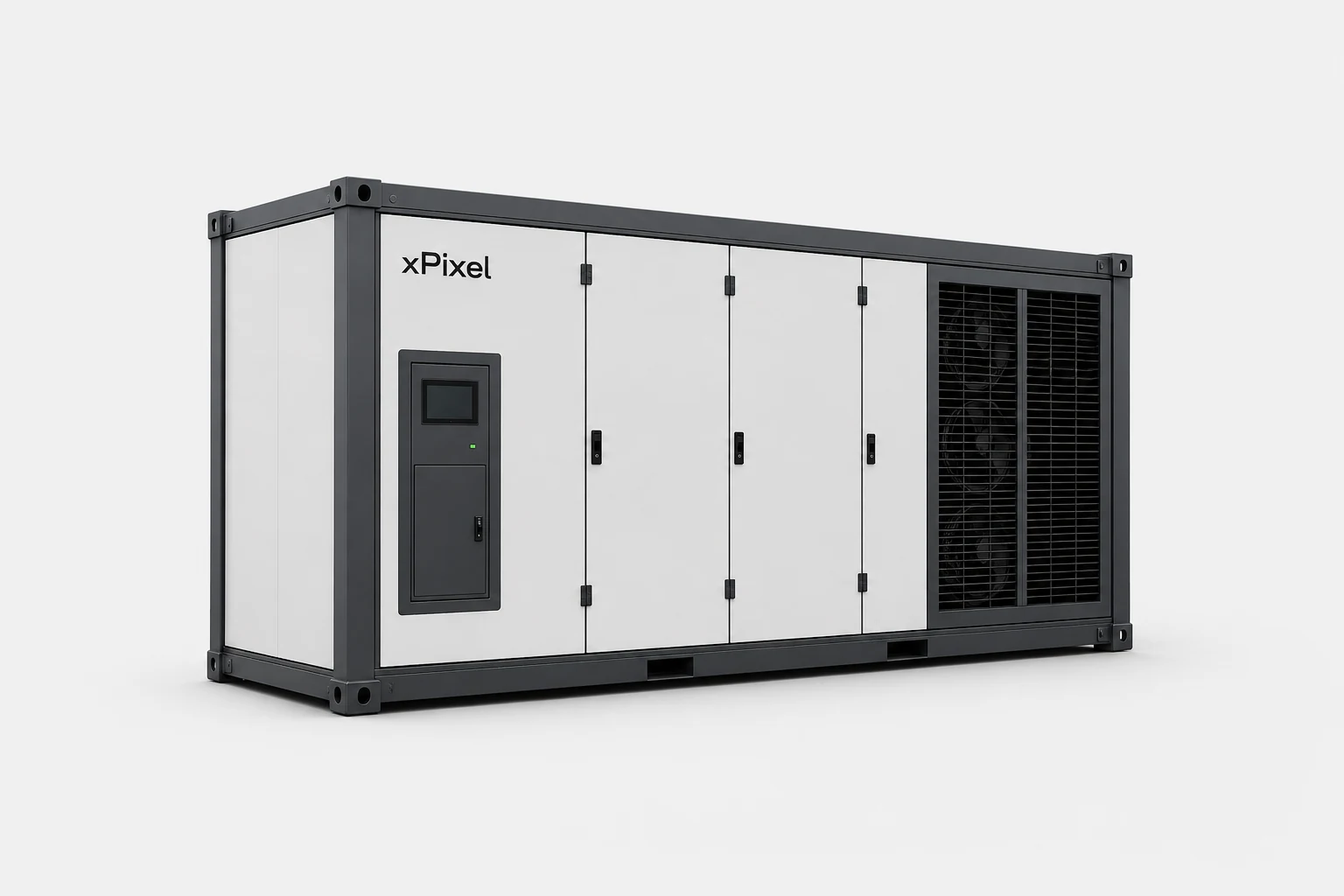 Concept of a compact 20-foot S20 ComputeCell with dedicated cooling